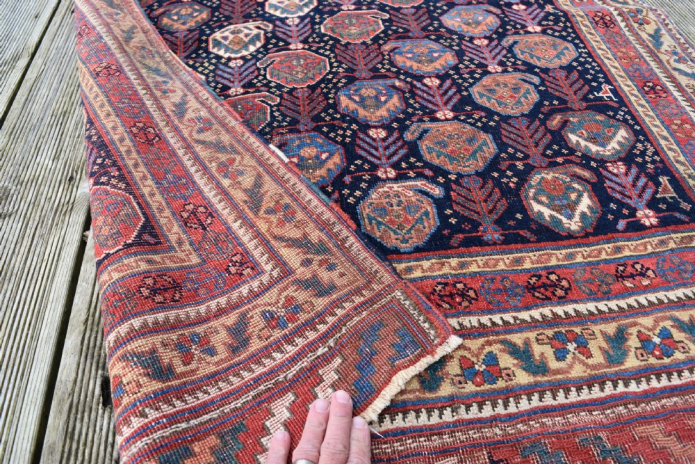 A very fine antique Afshar rug 136x100cm View V