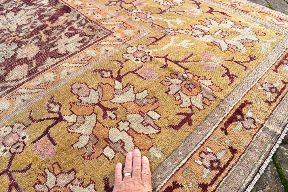 An antique Feseneh country house carpet 343x253cm View VIII
