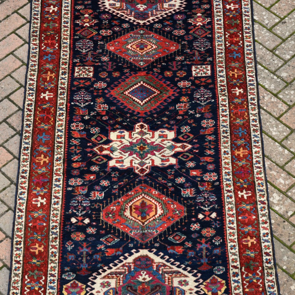 An early Karadagh long rug 385x115cm View III