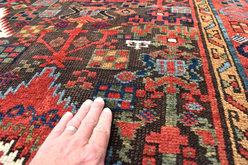 Rare Kurdish Saug Bulak rug 239x122cm View IV