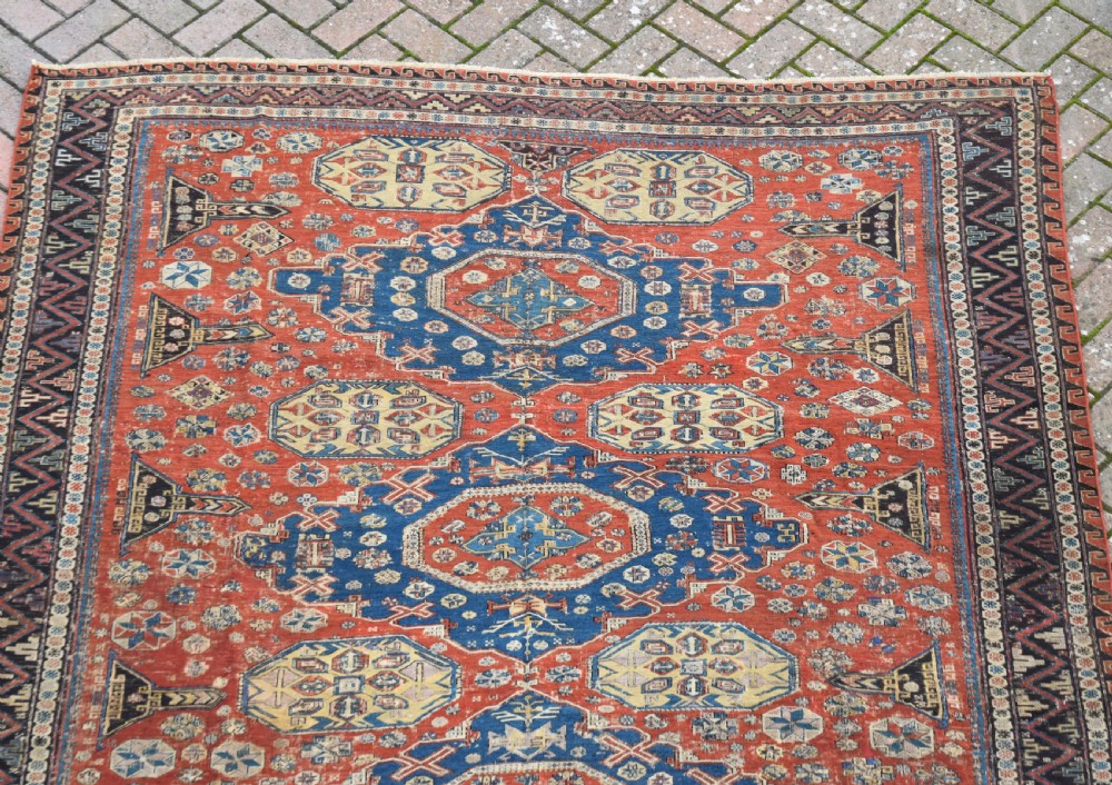 An antique Caucasian  Kuba Sumak carpet 289x203cm View IV