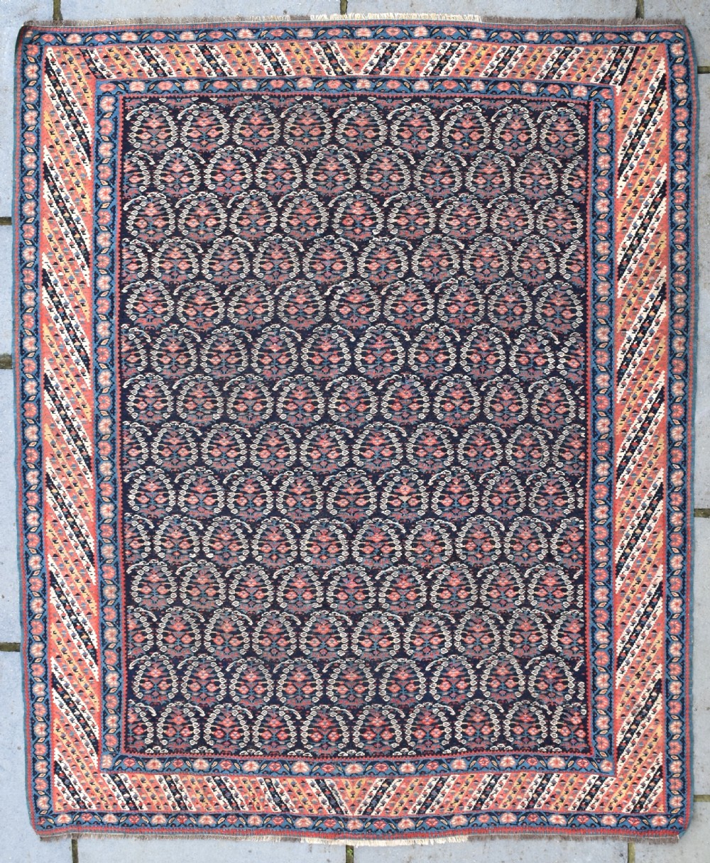 A good antique Senneh Kurd Kilim 176x146cm