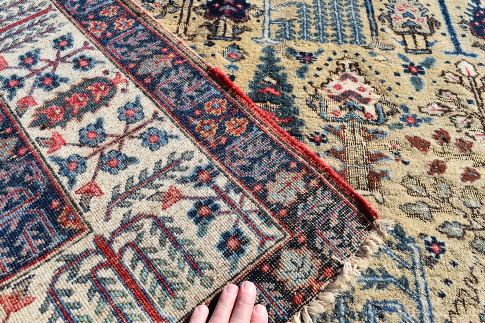 Antique Tabriz small carpet 277x190cm View VI