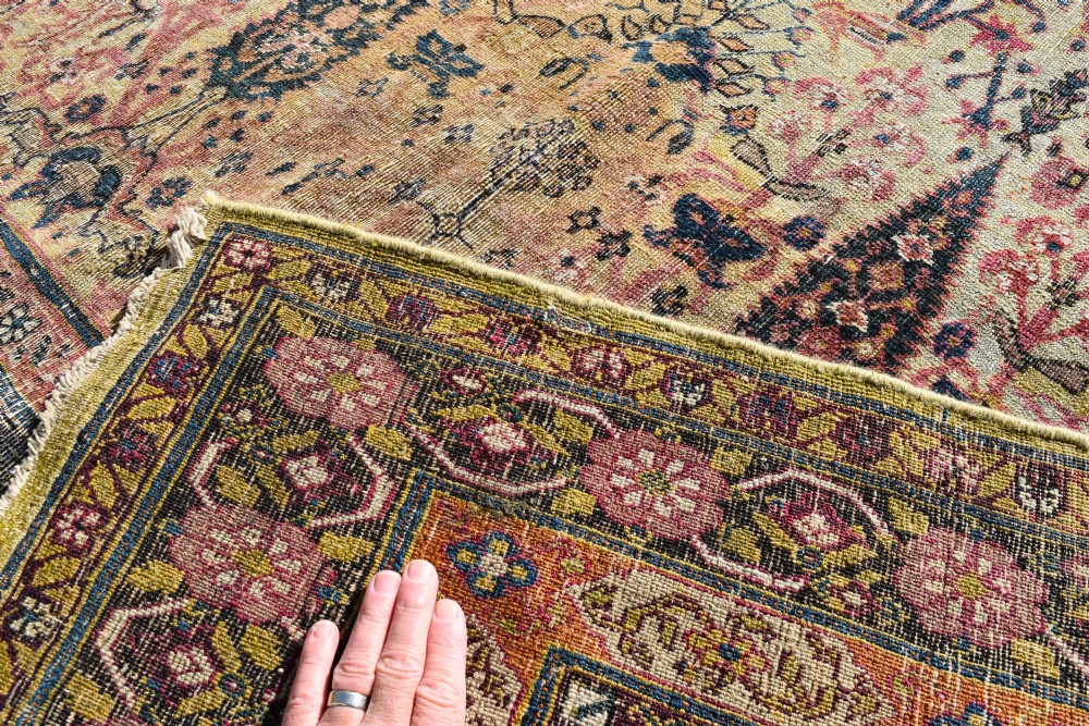 Early Kirman oversized carpet 538x303 cm View V