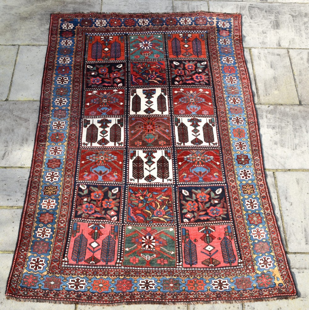Antique Bahktiar village rug 256x150 cm