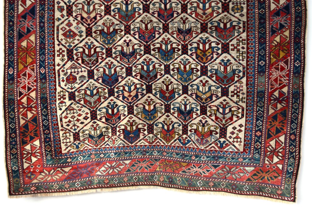 Very fine antique Shirvan prayer rug 135x124 cm View V