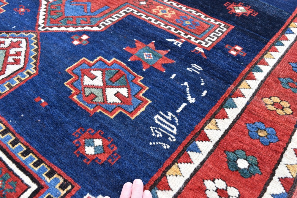 An antique Armenian Kazak rug 216x142cm View III