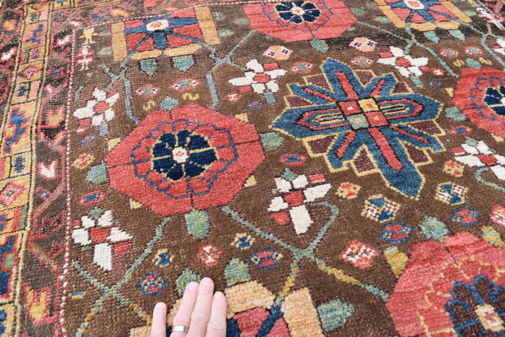 An antique Kurdish tribal rug 232x133 cm View III