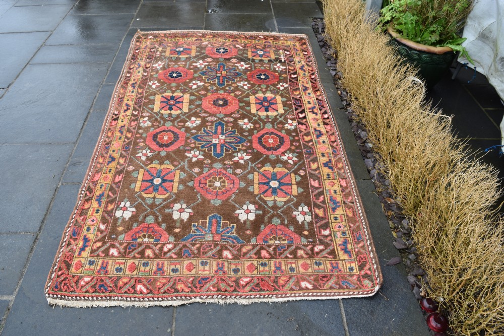 An antique Kurdish tribal rug 232x133 cm View IV