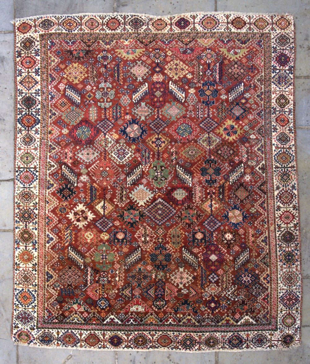 A very fine antique Shekarlu tribal carpet 204x174 cm