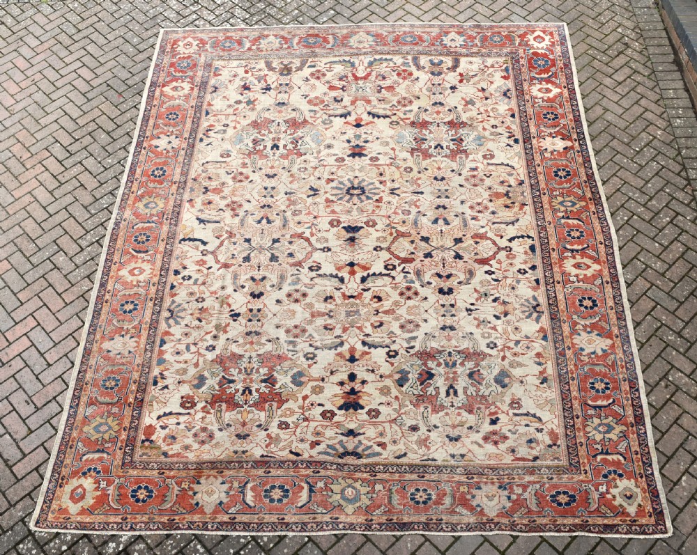 Fine antique Ziegler carpet 405x321 cm