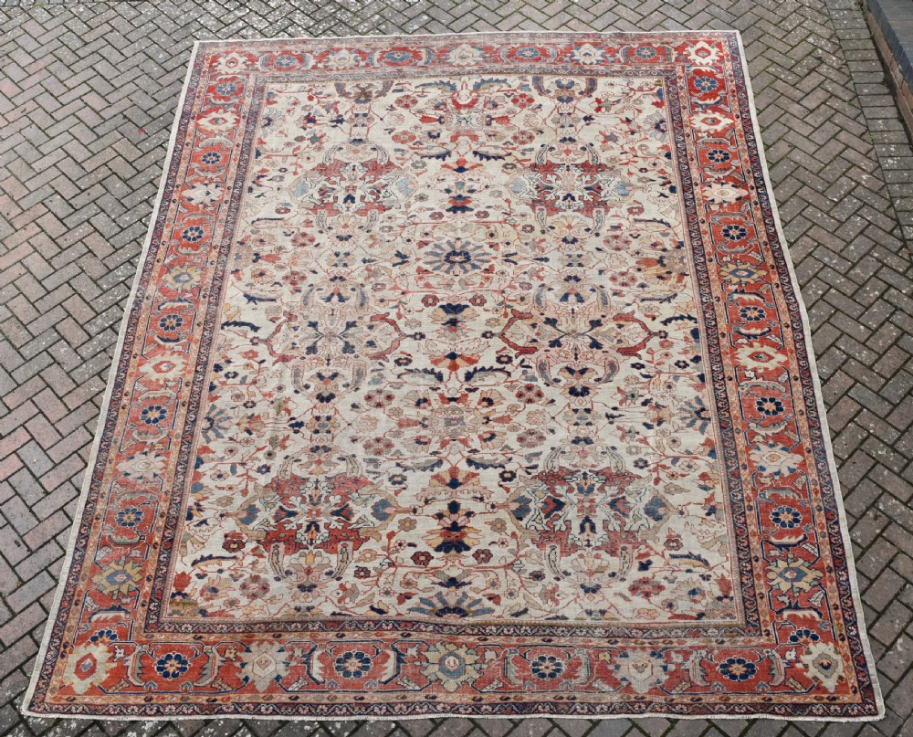 Fine antique Ziegler carpet 405x321 cm View IV