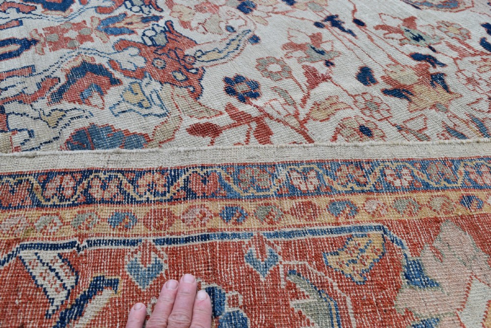 Fine antique Ziegler carpet 405x321 cm View VI
