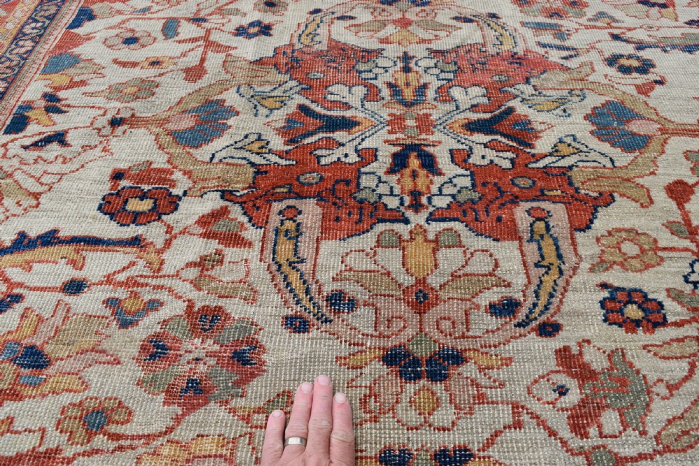 Fine antique Ziegler carpet 405x321 cm View VIII