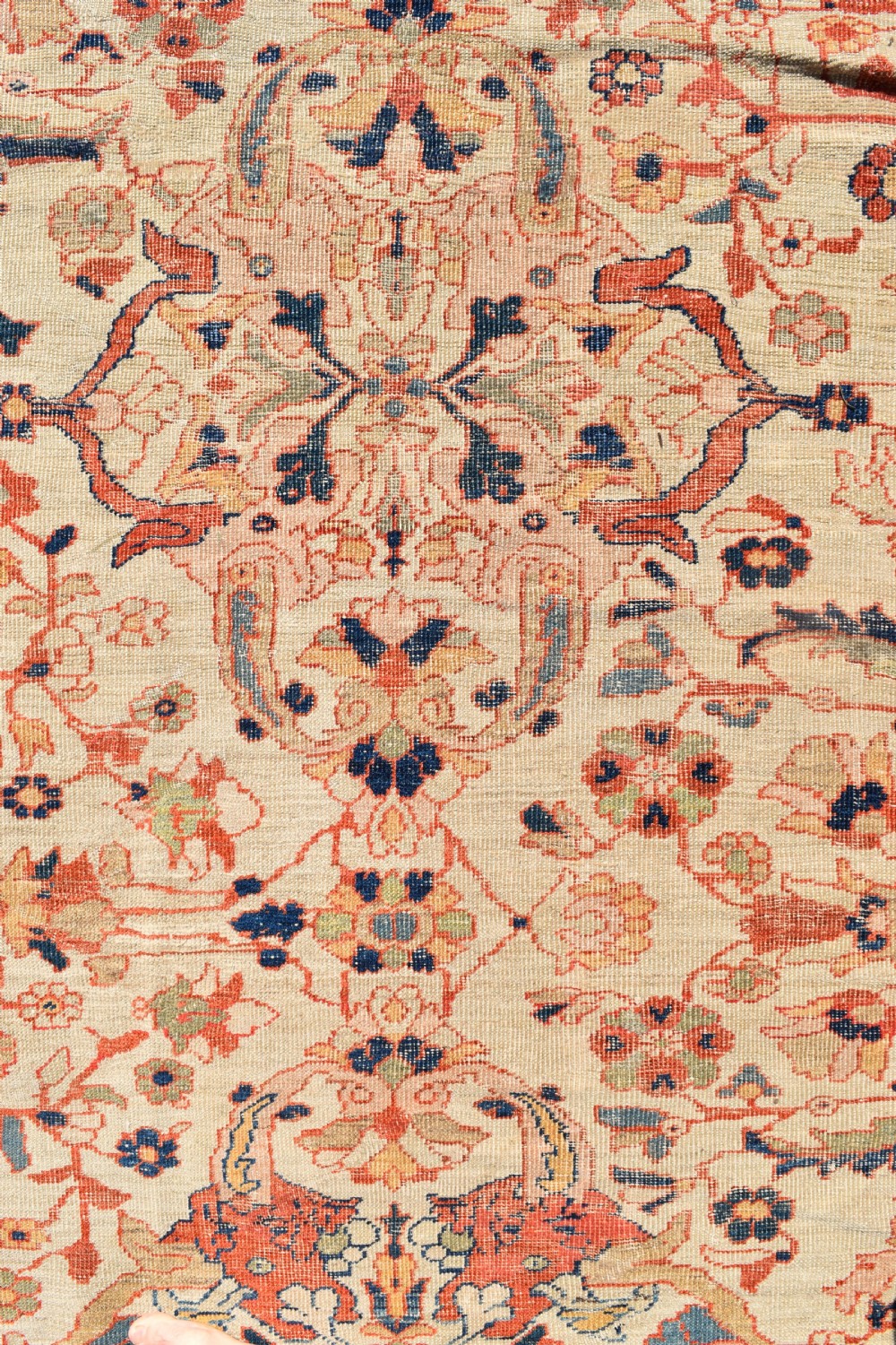 Fine antique Ziegler carpet 405x321 cm View X