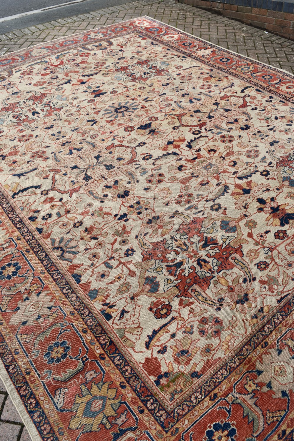Fine antique Ziegler carpet 405x321 cm View XI