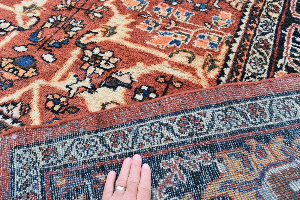 Antique Mahal carpet 413x310 cm View X