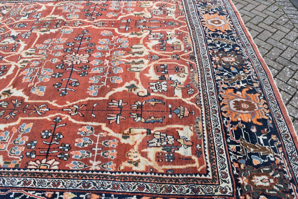 Antique Mahal carpet 413x310 cm View XII