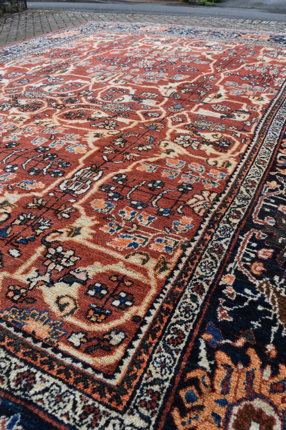Antique Mahal carpet 413x310 cm View XIII