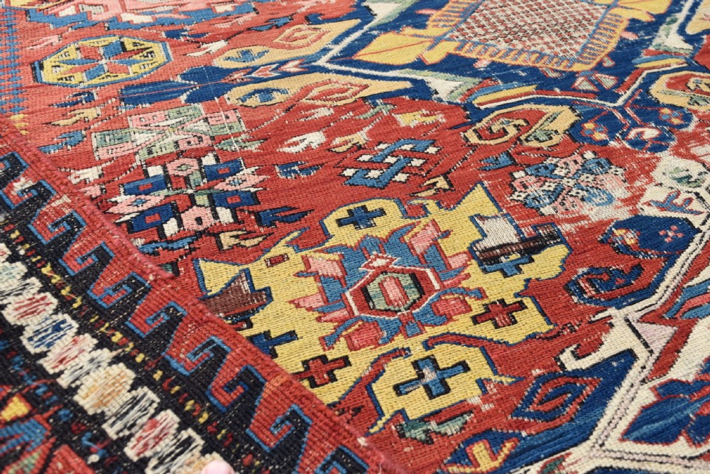 Antique Seychor Sumak rug 194x149cm View V