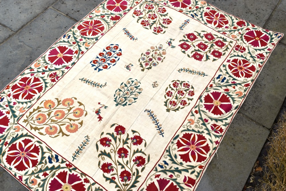 Antique Bukhara Nim Suzani 154x109 cm View IV