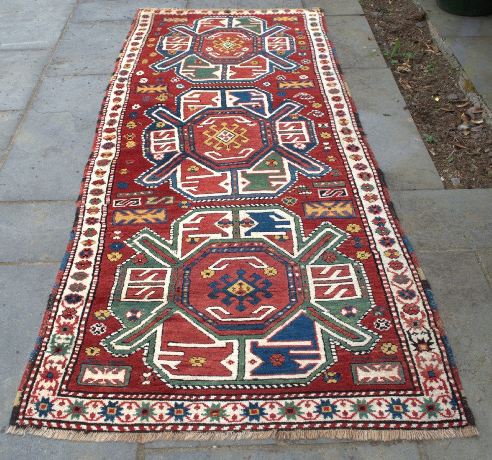 A good antique Kazak rug 251x98cm View II