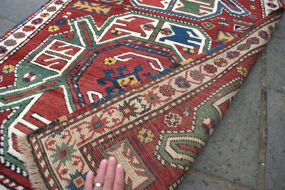 A good antique Kazak rug 251x98cm View IV
