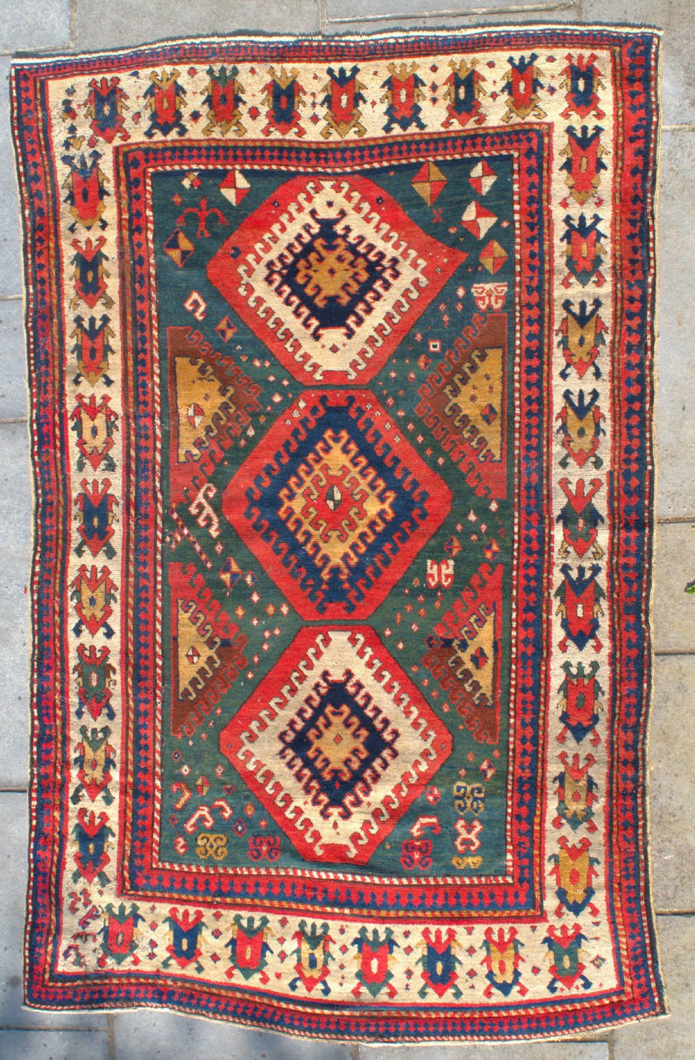 Antique Kazak rug 240x150 cm