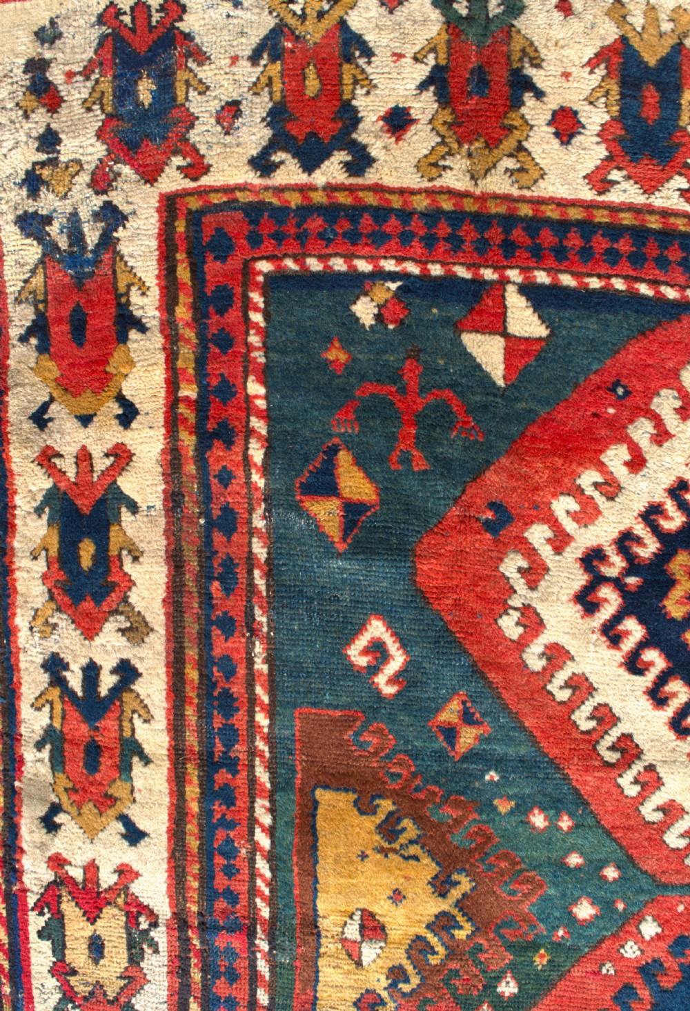 Antique Kazak rug 240x150 cm View IV