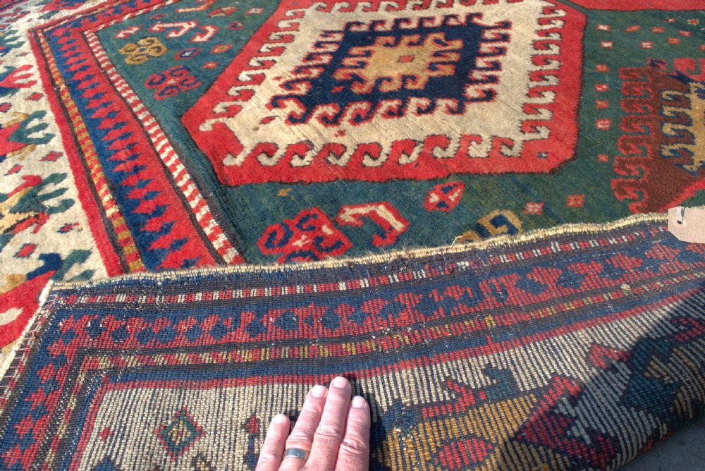 Antique Kazak rug 240x150 cm View V
