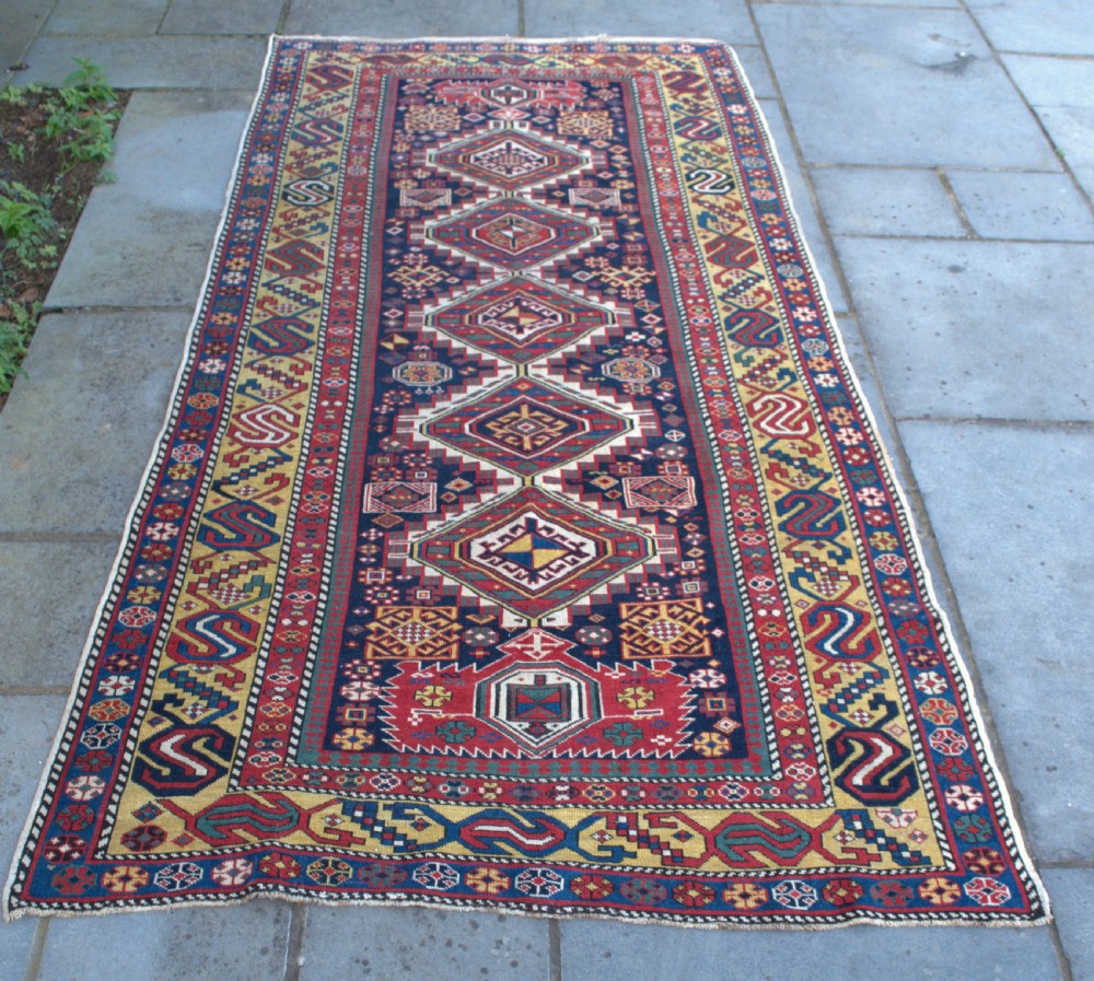Antique Shirvan rug 252x124 cm View II