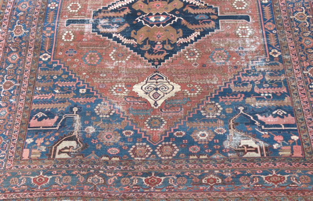 Antique Bakshaish carpet 416x348 cm View VII