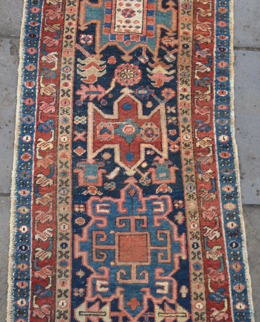 An antique Gorravan narrow runner 268x77 cm View II