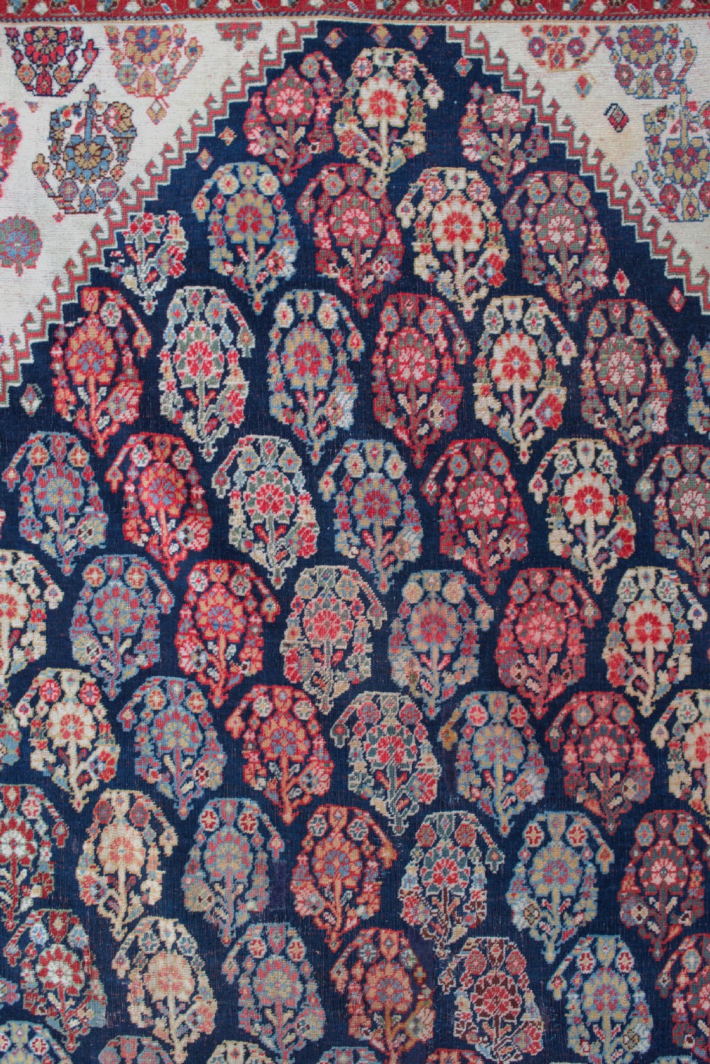 Antique Qaskuli tribal rug 228x138 cm View V