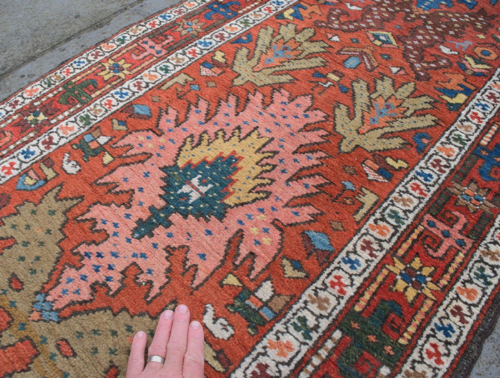 An antique narrow Heriz runner 310x76 cm View VI