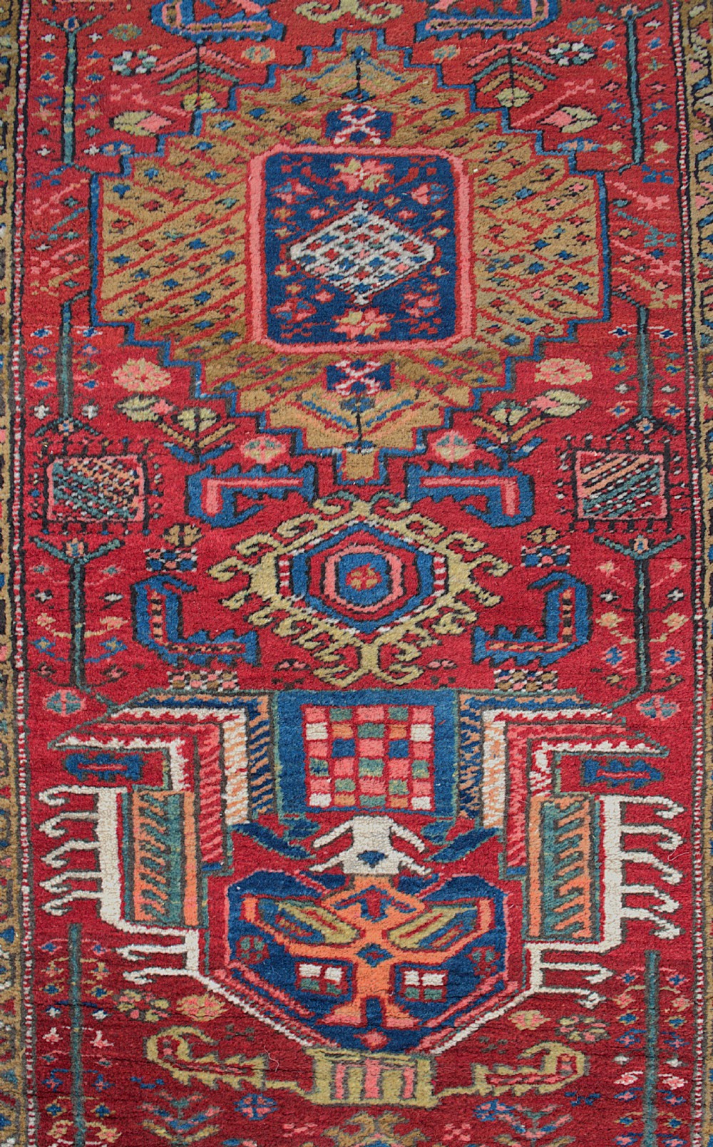 an antique Heriz runner 294x90 cm View IV