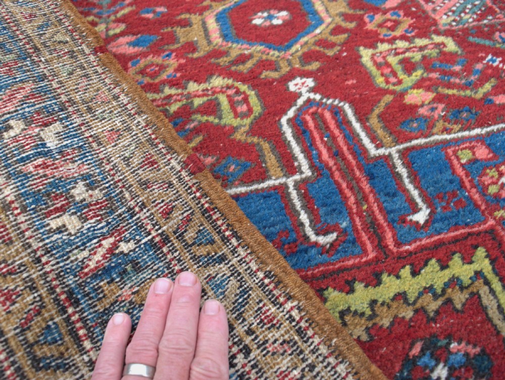 an antique Heriz runner 294x90 cm View V