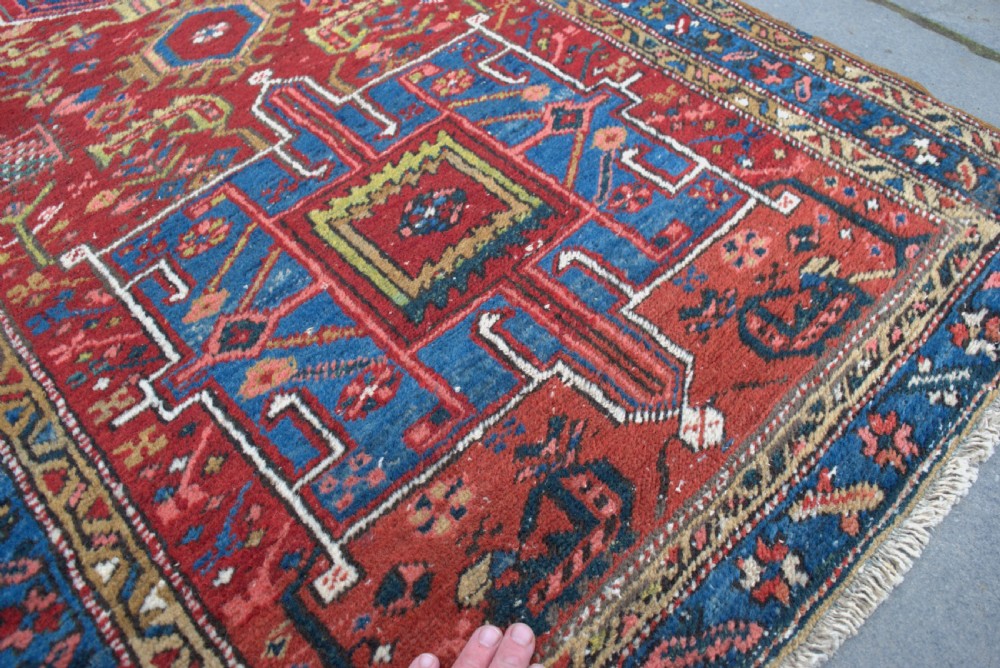 an antique Heriz runner 294x90 cm View VII