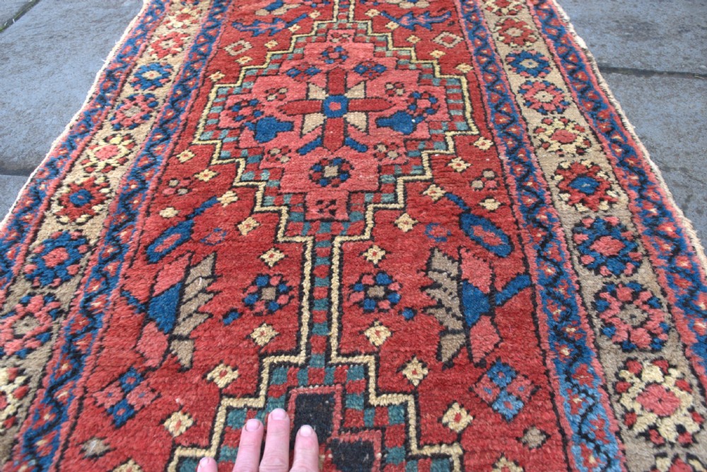 Antique Heriz narrow runner 265x73cm View III