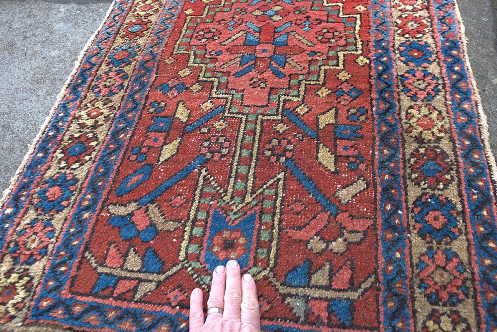 Antique Heriz narrow runner 265x73cm View IV