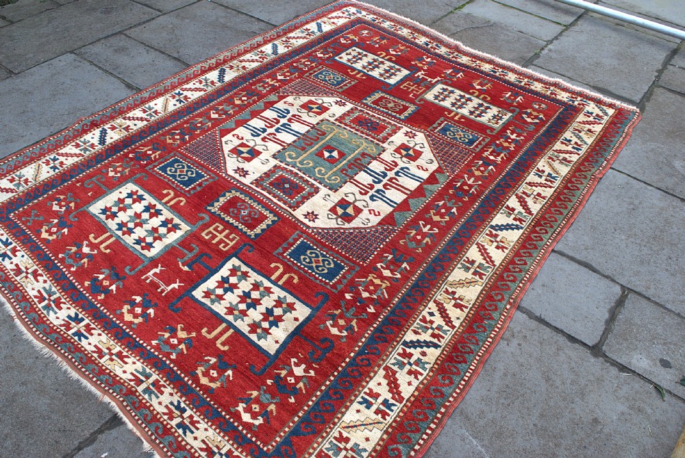 A fine antique Karachopf Kazak rug 244x192cm View III