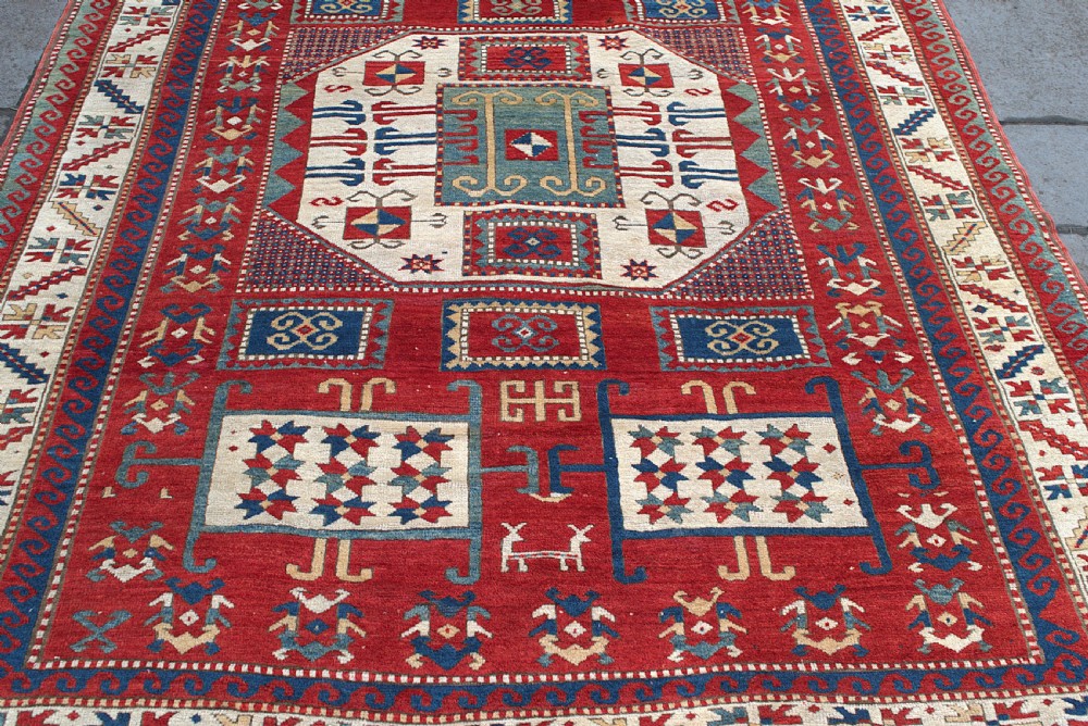 A fine antique Karachopf Kazak rug 244x192cm View V