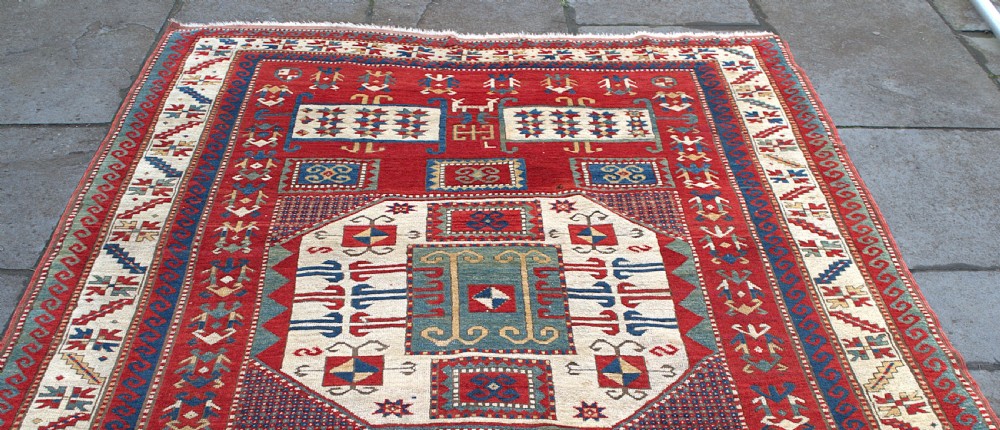 A fine antique Karachopf Kazak rug 244x192cm View VI