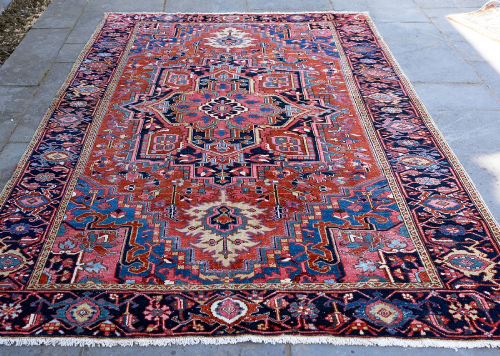 A fine small format Heriz carpet 290x195cm View II