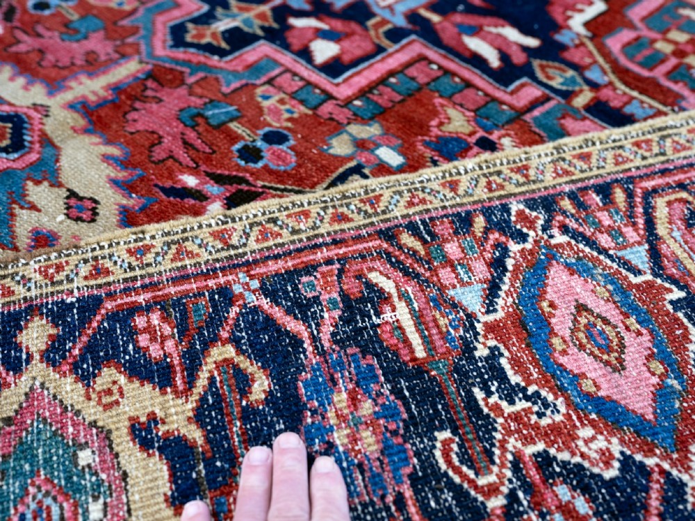 A fine small format Heriz carpet 290x195cm View V