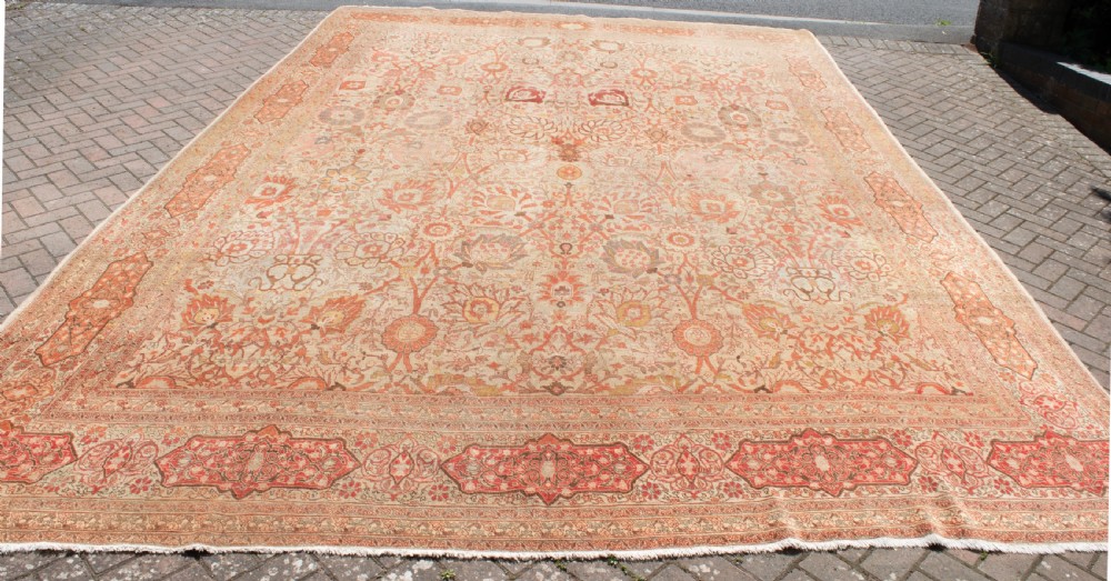 Oversize Tabriz carpet 500x350 cm View VI