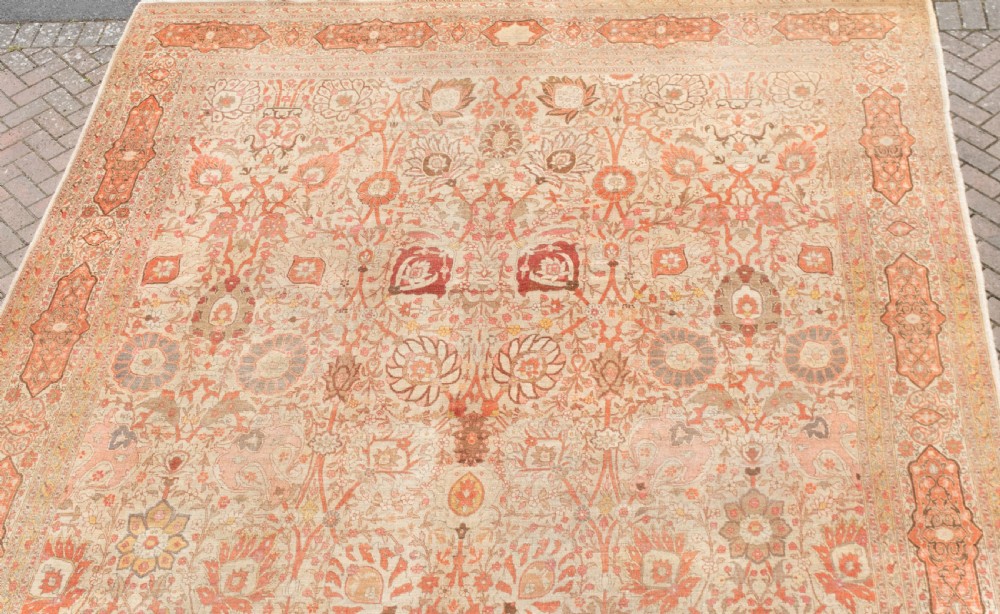 Oversize Tabriz carpet 500x350 cm View VIII