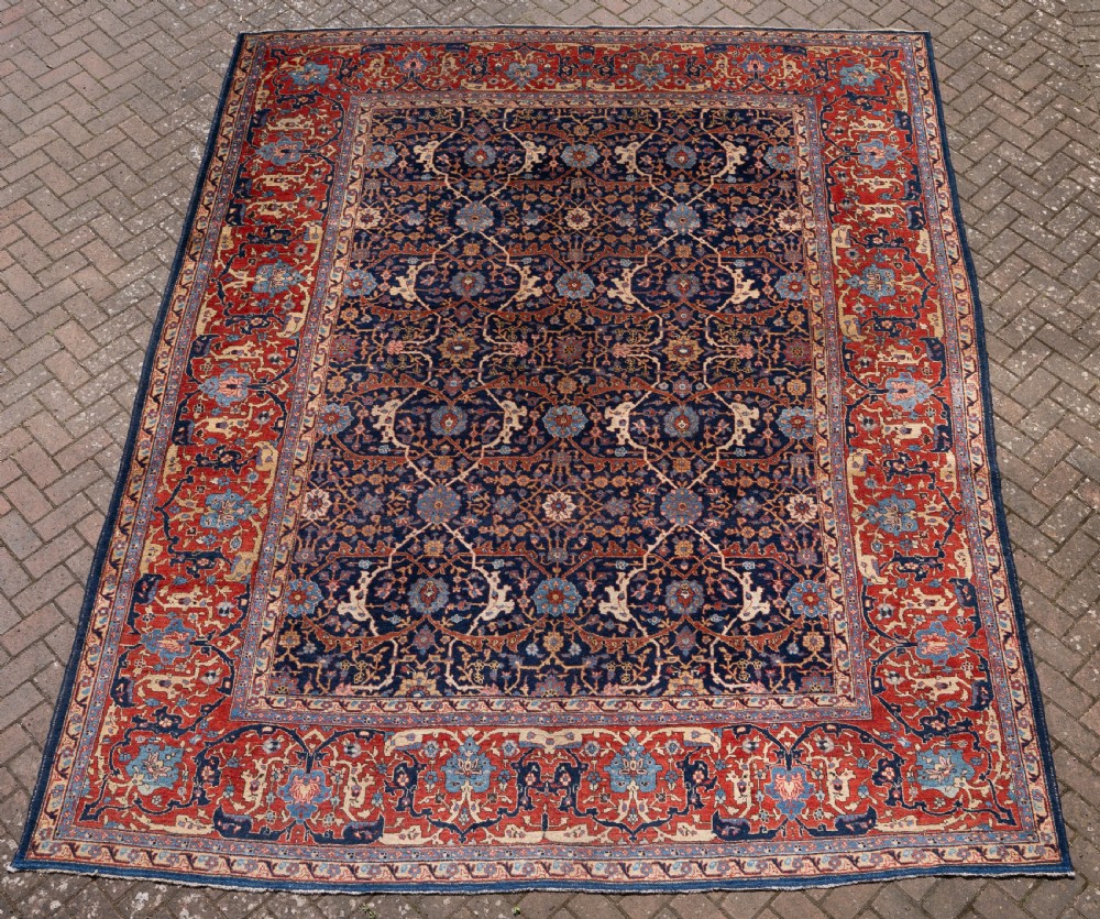 A large Tabriz carpet 379x302 cm View II