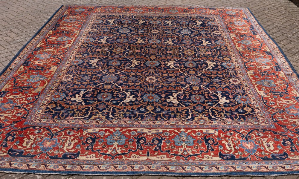 A large Tabriz carpet 379x302 cm View III
