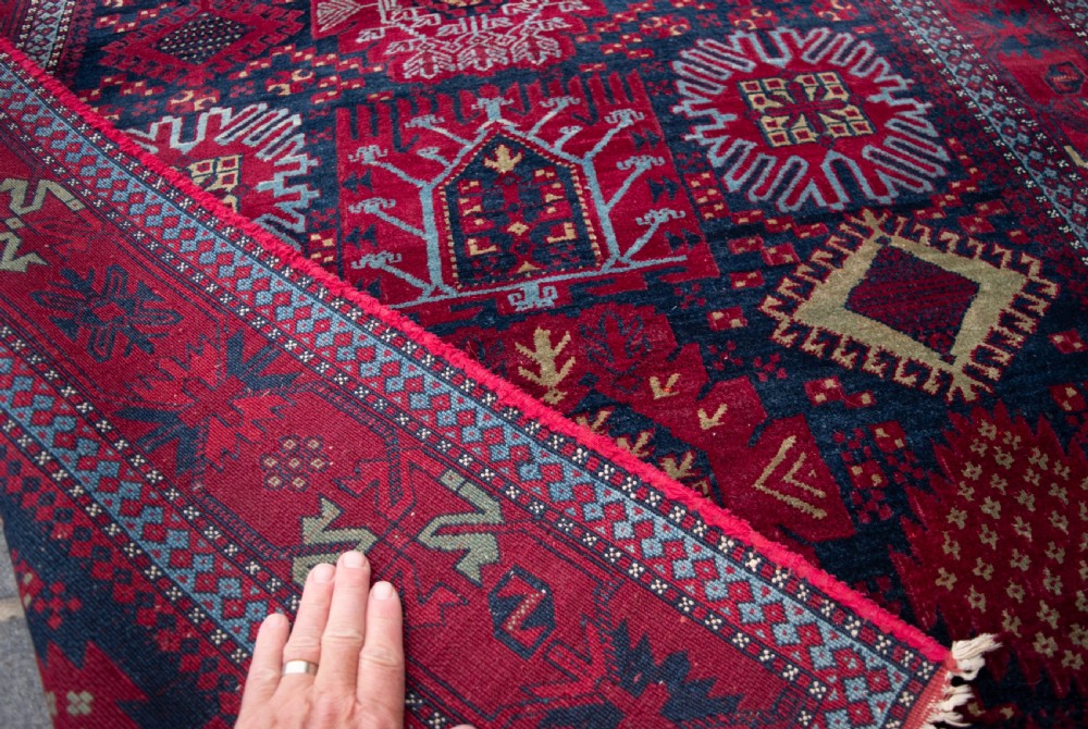 An antique Agra rug 193x122cm View III